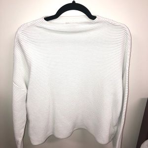 White boxy Sweater